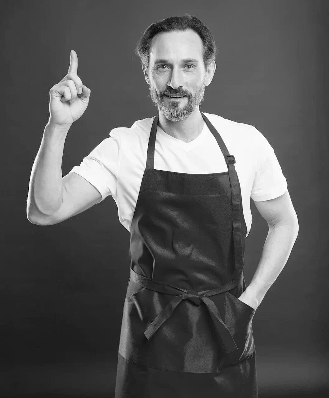 homme avec tablier de Petit-Tablier®
