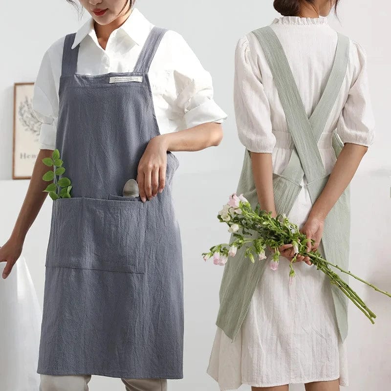 Robe Tablier en Lin Petit-Tablier®
