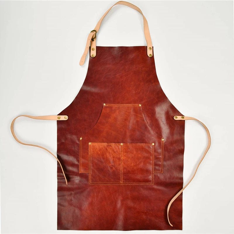Tablier Barbecue Homme Cuir Petit-Tablier®