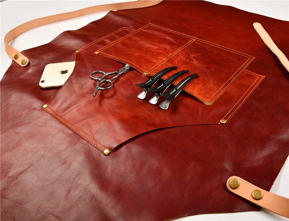 Tablier Barbecue Homme Cuir Petit-Tablier®