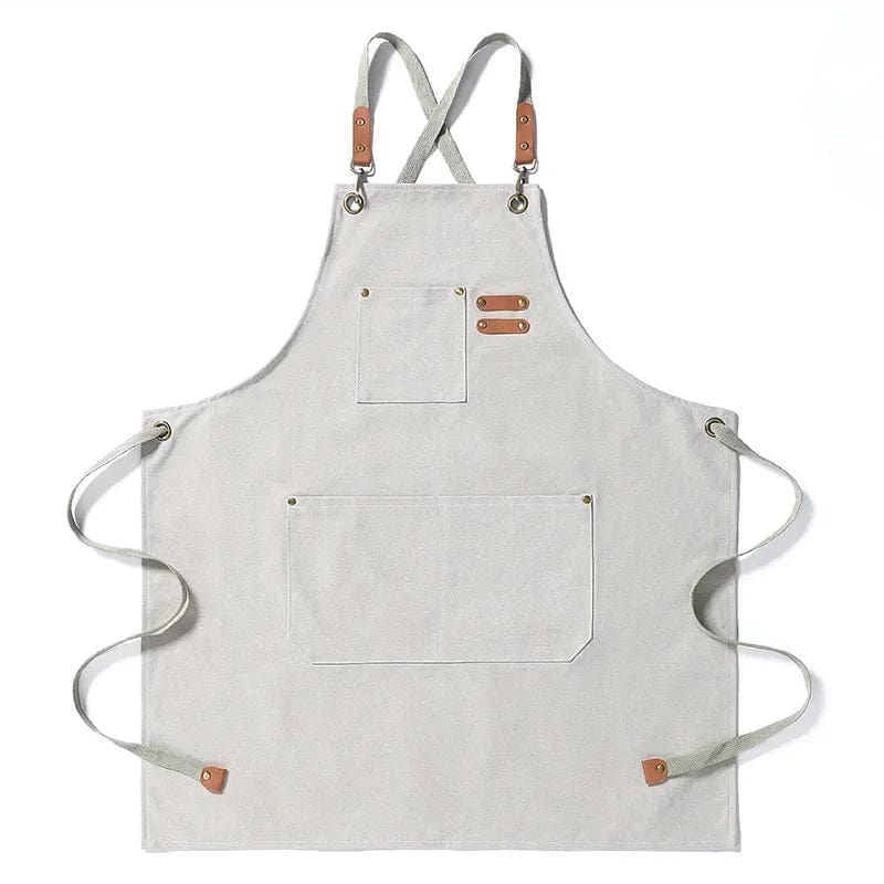 Tablier Blanc de Cuisine Professionnel Petit-Tablier®