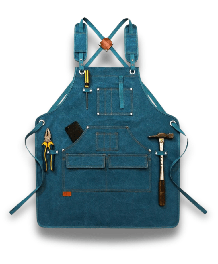 Tablier Professionnel Bleu Petit-Tablier®