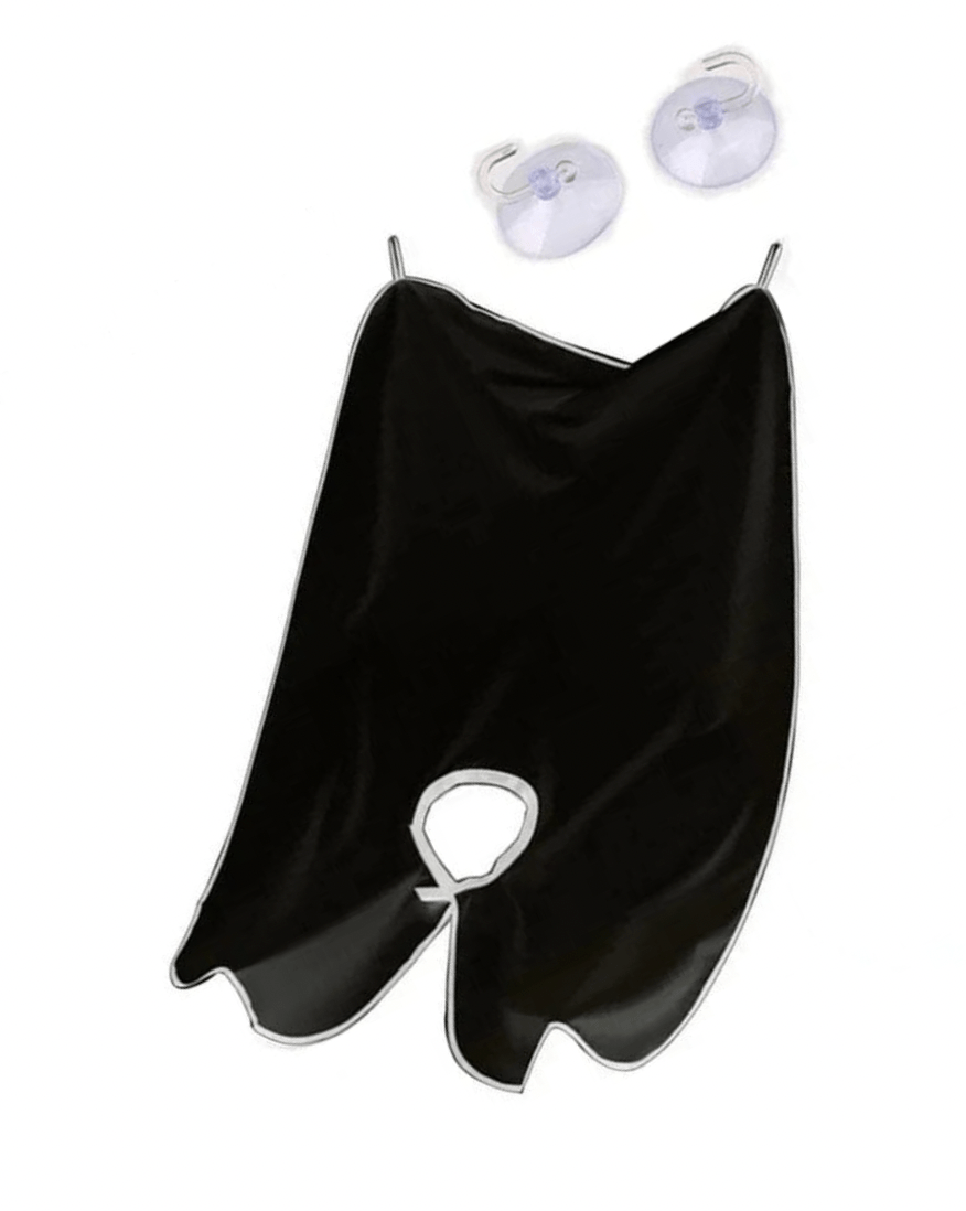 Tablier Rasage Barbe Noir Petit-Tablier®